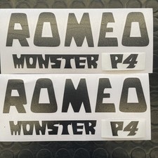 COPPIA ADESIVI ROMEO MONSTER