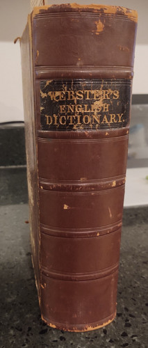 Rare 1866 noah webster - rare,