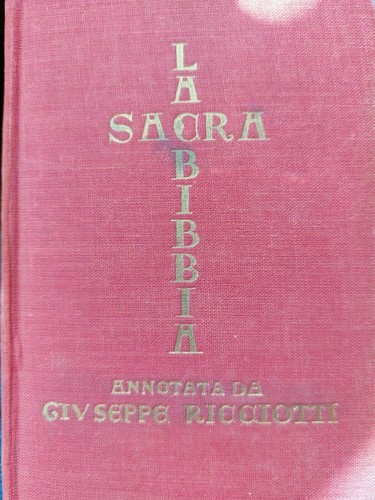 Sacra bibbia annotata da - annotata,