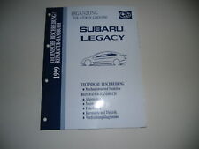 Manuale D'Officina Complemento Subaru Legacy 4-Türer 1999