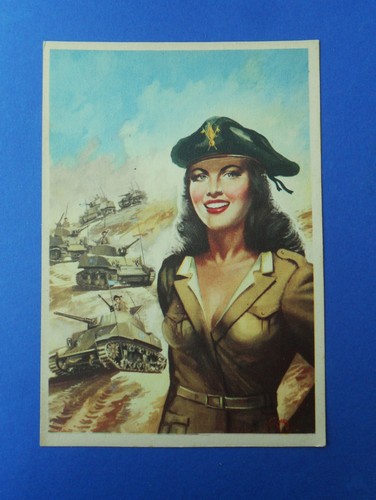 Cartolina ill giovenco donna - cartolina,