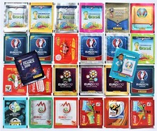 Confezione Bustina Panini Mondiali + EURO 02 04 06 08 10 12 14 15 16 17 18 19 20 22 23