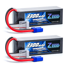 2x Zeee 22.2V 6S Lipo batteria batteria 120C 3300mAh EC5 Softshell per RC auto Heli