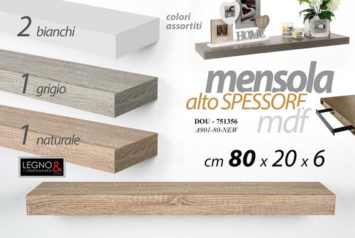 Mensola parete muro moderno - mensola, da
