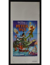 locandina LE AVVENTURE DI PETER PAN walt disney capitan uncino trilly B30