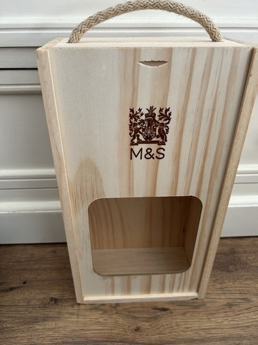Empty wooden wine gift - wooden,