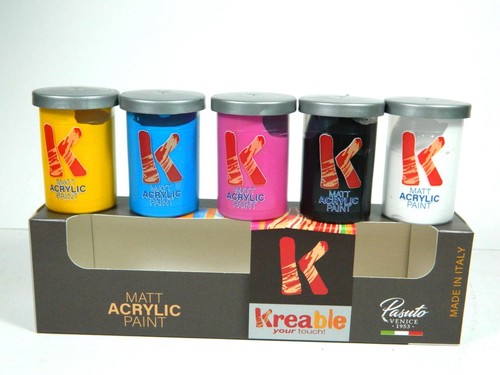 Kit colori acrilici matti - colori,