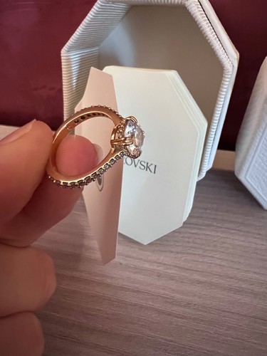 Swarovski anello oro ottime - swarovski,