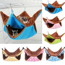 Amaca Per Animali Domestici Furetto Scoiattolo Ratto Nido Gabbia Casa Calda ☆