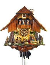 OROLOGIO A CUCÙ IN LEGNO CON