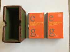 Enciclopedia Universale Garzanti con custodia vintage