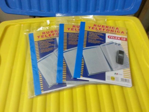 Set 3pz rubrica telefonica - 3pz.rubrica,