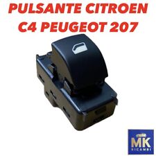 PULSANTE INTERRUTTORE ALZAVETRO CITROEN C4 PEUGEOT 207 FINESTRINO SI ILLUMINA
