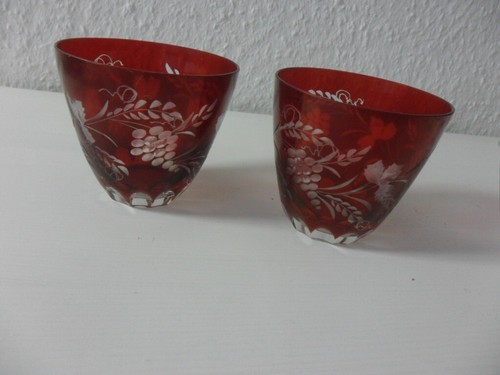 Antica tazza bowle rosso