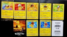 Pokemon Pikachu di Ash Promo Set completo SM108-SM114 Scelgo Te Film ITA Sealed