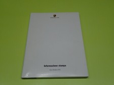 CARTELLA INFORMAZIONE STAMPA PRESENTAZIONE PORSCHE 911 CARRERA COUPE' BOXSTER S)
