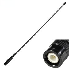 Antenna BNC maschio 14,4" Alinco DJ-X10T DJ-X2000T Icom IC-R10 IC-R20 scanner radio