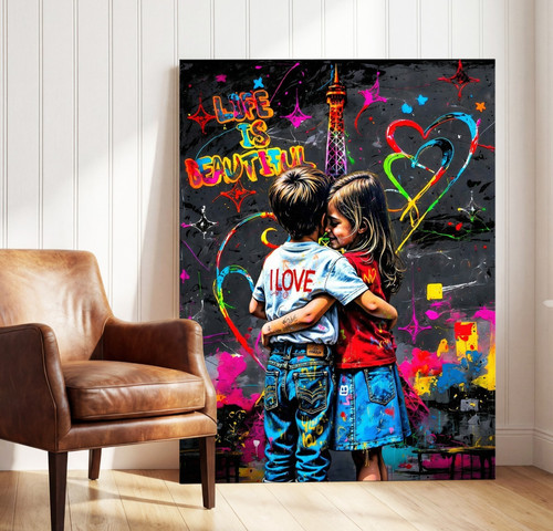 Bambini banksy colorati - bambini,