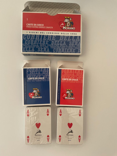 Carte gioco modiano - carte,