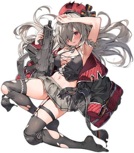 Adesivo g36c ragazze - g36c, frontline