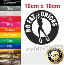 Fat chicks adesivo auto - fat,