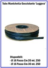 Tubo Irrigazione a Goccia Manichetta Ala Gocciolante per Acqua Giardino Orto