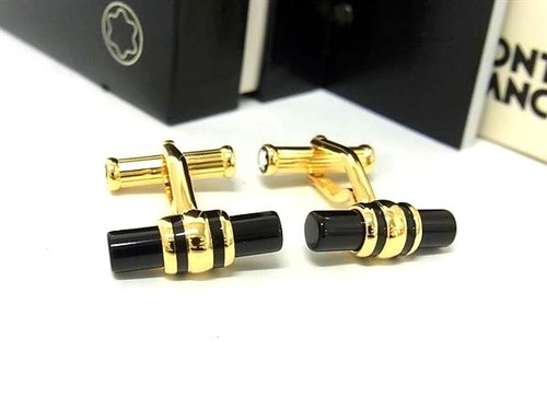 Gemelli montblanc onice oro - montblanc,