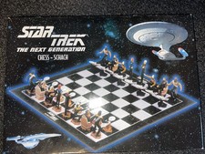 Star Trek the next generation TNG 3D Scacchi Scacchi Collezionismo Ottime Condizioni 