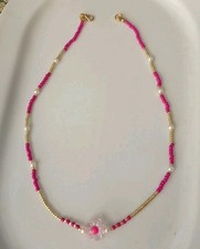 Collana perline vetro - collana,