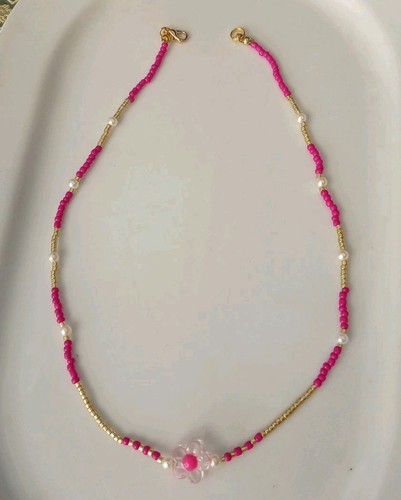 Collana perline vetro di - di,