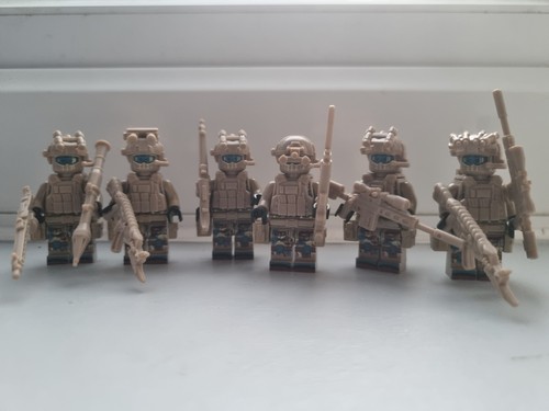 Minifigure soldato forze - 6x,