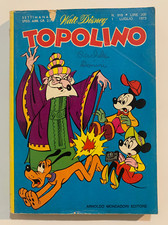 Topolino 918 con bollino e cerotto Hansaplast Luglio 1973 Disney Mondadori