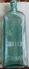 BOTTIGLIA IN VETRO EPOCA  AMARO TONICO DIGESTIVO GIULIANI MILANO 