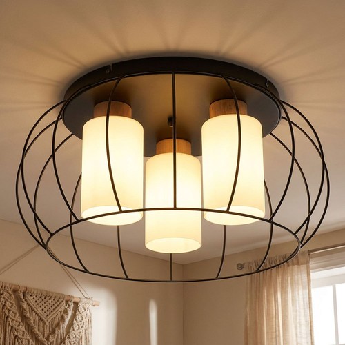Globo plafoniera rotonda led - globo,