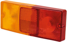 RODOVETRO POSTERIORE GEMMA PLASTICA RICAMBIO PER TRATTORE FIAT NEW HOLLAND MERLO