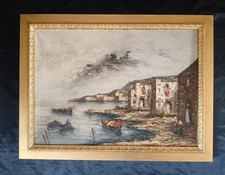 Dipinto olio su tela marina