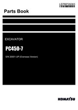 Komatsu PC450-7 Manuale
