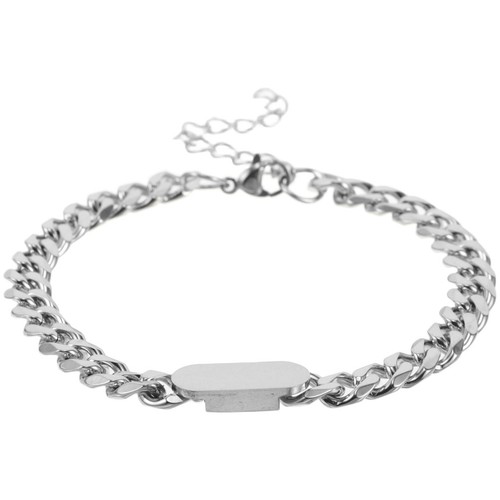 Bracciale acciaio inox - acciaio,