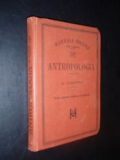 CANESTRINI – ANTROPOLOGIA - MANUALI HOEPLI 1898