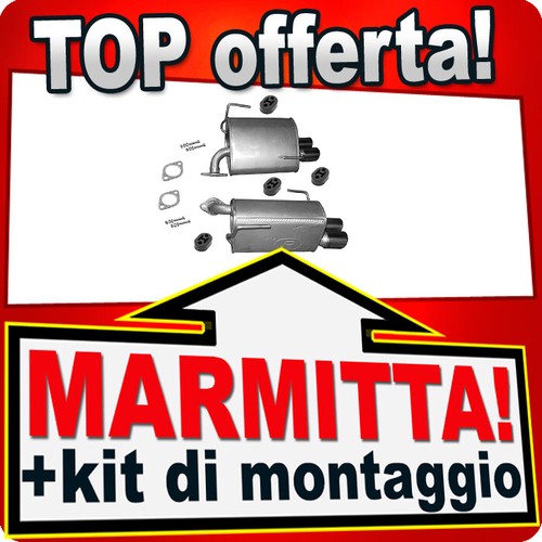 Silenziatore posteriore per - 2x,