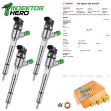 4x 0445110083 Iniettore Bosch