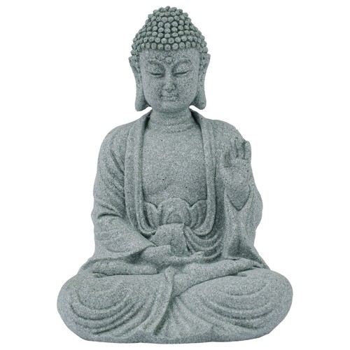 Buddha seduto resina - 4x8x12, cm