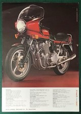 LAVERDA JOTA 1000 MOTO volantino vendita NON DATATO testo inglese/italiano