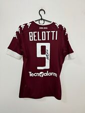 MAGLIA CALCIO TORINO 2016/2017 MATCH WORN HOME #9 MAGLIA FIRMATA BELOTTI TG L