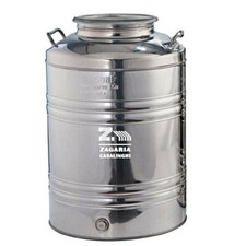 FUSTO BIDONE SANSONE LT 100 AGGRAFFATO IN ACCIAIO PER OLIO CON PREDISPOSIZIONE