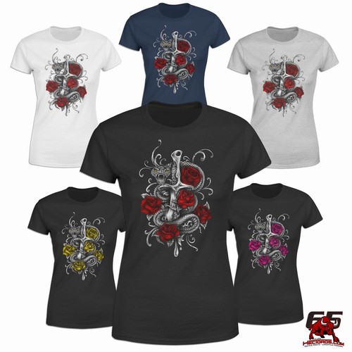 Shirt pugnale serpente - t-shirt,