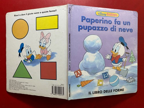 Paperino pupazzo di - un, neve