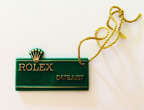 Rolex vintage tag hangtag - vintage,