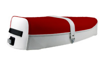 Sella vespa PX prima serie, rara e personalizzata - ROSSO e BIANCO