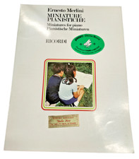 Miniature Pianistiche Ernesto Merlini 10 Brani per Bambini Ragazzi Spartiti 1973